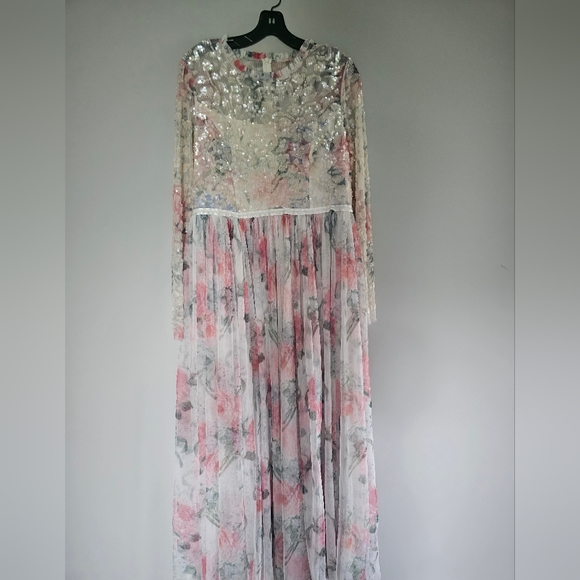 Needle & Thread Sweet Posy Bodice Ankle Gown. NEW WITH TAG - Picture 6 of 11